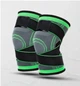 Бандаж колінного суглоба Knee Support Copper, Чорно-зелений - зображення 3