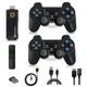 Игровая ТВ приставка Game Box 8K 8X M98 Smart TV Stick 64GB геймстик с геймпадами + 10000 встроенных игр - изображение 2