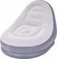 Надувной диван с пуфом Air Sofa / Надувное велюровое кресло с пуфиком Черный, Серый - изображение 6