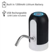 Электрическая помпа для бутилированной воды Automatic water dispenser с подсветкой на бутыль 19 л Черный - изображение 6