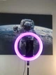 Кольцевая светодиодная лампа RGB LED RING MJ33/ 33 см с креплением для телефона - изображение 2