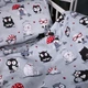 Простынь MirSon Бязь Kids Time 17-0672 Silver Owlets 150х200 см (2200010183900) - изображение 4