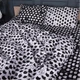 Простынь MirSon Бязь 17-0673 Monochrome Meows 150х220 см (2200010184457) - изображение 2