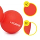 Массажный мяч Cornix Lacrosse DuoBall 6.3 x 12.6 см XR-0112 Red - изображение 2