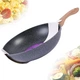 Сковорода 28 см WOK Benson BN-486, Ручка Soft touch под дерево, Антипригарное покрытие (4-1767960167) - изображение 1