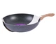 Сковорода 28 см WOK Benson BN-486, Ручка Soft touch под дерево, Антипригарное покрытие (4-1767960167) - изображение 4