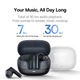 Беспроводные Bluetooth наушники Baseus Bowie M2s True Wireless TWS Earphones BT5.3, 400mAh/35mAh, 30h (NGTW350101) Black - изображение 11