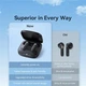 Беспроводные Bluetooth наушники Baseus Bowie E16 True Wireless TWS Earphones BT5.3, 400mAh/35mAh, 30h (A00061900113-01) Black - изображение 8