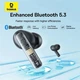 Беспроводные Bluetooth наушники Baseus Bowie E17 True Wireless TWS Earphones BT5.3, 430mAh/35mAh, 25h (A00072200113-Z1) Black - изображение 13