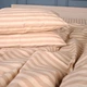 Пододеяльник MirSon King Size 220х240 см Ranforce Elite 17-0610 Stripe Light Brown (2200008198565) - изображение 5