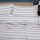 Простынь на резинке MirSon Ranforce Elite 17-0600 Stripe White Gray 160x200x25 см (2200008048761) - изображение 4