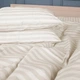 Простынь на резинке MirSon двуспальная 160x200+25 см Stripe 17-0604 Yellow Бязь (2200008052287) - изображение 6