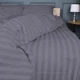 Наволочка MirSon Бязь 17-0601&nbsp;Stripe&nbsp;Gray 60х60 см (2200008048969) - изображение 5