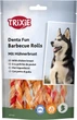 Ласощі Trixie Denta Fun Barbecue Rolls with chicken breast для собак Паличка для чищення зубів з курячою грудкою 12 см 80 г 10 шт (4011905313764) - зображення 1