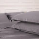 Простынь на резинке MirSon Imperial Tencel №06 Gray 200x220+25 см (2200010755466) - изображение 4