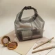 Косметичка из водонепроницаемого материала 35x27.5x15.5см. Серая - изображение 8