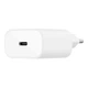 Мережевий зарядний пристрій Belkin BoostCharge USB-C PD 3.0 PPS Wall Charger 25W with USB-C/Lightning cable White (WCA004vf1MWH-B5) - зображення 3