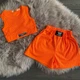 Костюм для девочки в рубчик IRmAS 0964 рост 146 оранжевый - изображение 6