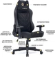 Геймерское кресло Cyberlux Helios Black (GM-204 B) - изображение 14
