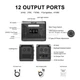 Портативна електростанція SolarPlay Q2501 LiFePO4 2400 Вт/2160 Вт·год - зображення 13