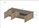 Антресоль на три дверки для шаф Ramo від Moreli Білий 40x57x148.4 R-0023-white - зображення 2