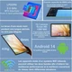 Планшет 10.1" DMOAO D3 4+14/128Gb 8 ядер Android 14 6000 mAh Blue - изображение 2