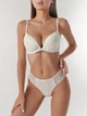 Комплект Lise Marie Lurid Бюстгальтер Push-Up и Стринги 2169 Молочный 80B/L - изображение 1