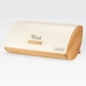 Хлебница для кухни Maestro MR-1775-IVORY Деревянная емкость для хранения хлеба с откидной крышкой из металла - изображение 1