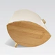 Хлебница для кухни Maestro MR-1775-IVORY Деревянная емкость для хранения хлеба с откидной крышкой из металла - изображение 3