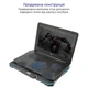Охлаждающая подставка для ноутбука Promate AirBase-2 Black - изображение 6