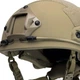 Шолом каска тактична Global Ballistics з системою Wendy FAST Future Assault Helmet NIJ IIIA Олива M-L в кольорі темний койот - зображення 8