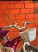 Велосипед Mars Princess 20” магниевая рама, кукловоз, корзинка, фиолетовый - изображение 6