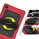 Чехол ARM Cover Samsung Galaxy Tab A 8.4 (2020) SM-T307 противоударный с ремнём и подставкой 360° Red/Black - изображение 3