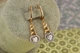Сережки підвіски Xuping Jewelry сердечки з родієм 3,6 см золотисті - зображення 1