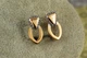 Сережки Xuping Jewelry крихта з родієм 1,6 см золотисті - зображення 2