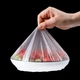 Пакеты для хранения продуктов в холодильнике на резинке для тарелок, крышка-чехол на тарелку (прозрачные) - изображение 5