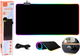 Podkładka gamingowa LEAN Toys JM-113 RGB illuminated 30x80cm (5905991030355) - obraz 3