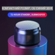 Портативна бездротова Bluetooth колонка Honestel F1 Bt 5.0 1200мАh 3W з ремінцем Grey - зображення 7