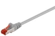 Патч-корд Goobay RJ45 SFTP6 20.0m patch AWG28 LSOH D=6.0mm Cu PoE+ сірий(75.05.0893) - зображення 1