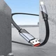 Кабель Hoco U119 USB to Type-C 5A nylon aluminum connectors 1.2 м Black (6942007605007) - зображення 5