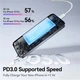 Кабель Type-C на Type-C Baseus Dynamic 4 Series Fast Charging Data Cable (1m, 100W, 5A, 480 Mbps). Pink - зображення 9