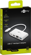 Adapter Goobay USB-C do USB-C/USB-A/HDMI/RJ-45 Multiport White (4040849517723) - obraz 5