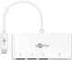 Adapter Goobay USB-C do USB-A/SD/microSD Multiport White (4040849620973) - obraz 2