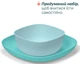 Набор тарелок Chicco Dish Set 12м+ 2 шт Голубой (16002.25) - изображение 2