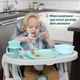 Набор тарелок Chicco Dish Set 12м+ 2 шт Голубой (16002.25) - изображение 4