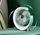 Портативный настольный вентилятор с цветной RGB подсветкой USB Desktop Fan 4076 180° с регулировкой наклона - изображение 2