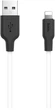 Кабель Hoco X21 USB to iP 2A silicone TPE connectors 1 м Black+White (6957531071365) - изображение 1