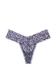 Жіночі трусики Victoria's Secret (329425482294) Lace Thong XS фіолетові - зображення 3