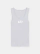 Жіноча майка Gap (4826241296610) Logo Ribbed Tank Top XS сіра - зображення 3