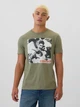 Чоловіча футболка GAP (4826241296599) Beastie Boys Graphic T-Shirt L зелена - зображення 1